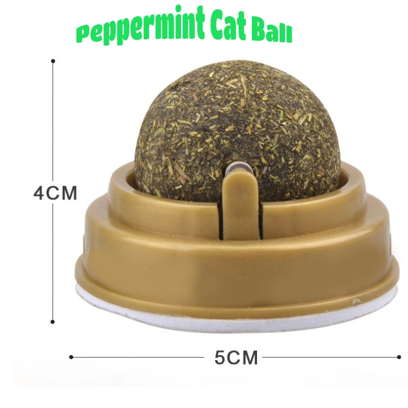 Natural Catnip Stick-On Ball