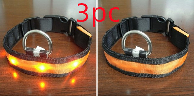 LED Light With Flashing Dog Collar