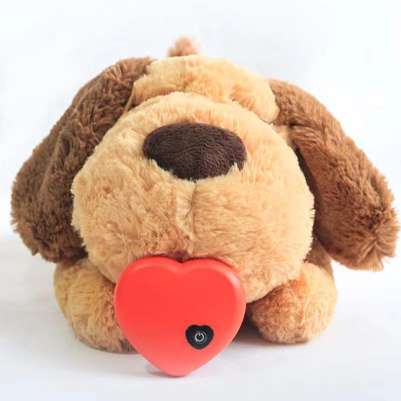 Dog Accompany Sleep Toy Simulation Heartbeat Pet Gift