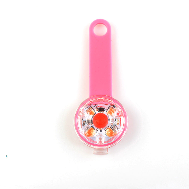 LED Bright Luminous Dog Pendant USB Charging Waterproof Night Walking Dog Anti-lost Colorful Pendant Light