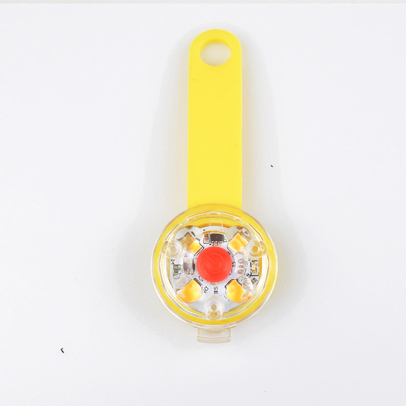 LED Bright Luminous Dog Pendant USB Charging Waterproof Night Walking Dog Anti-lost Colorful Pendant Light