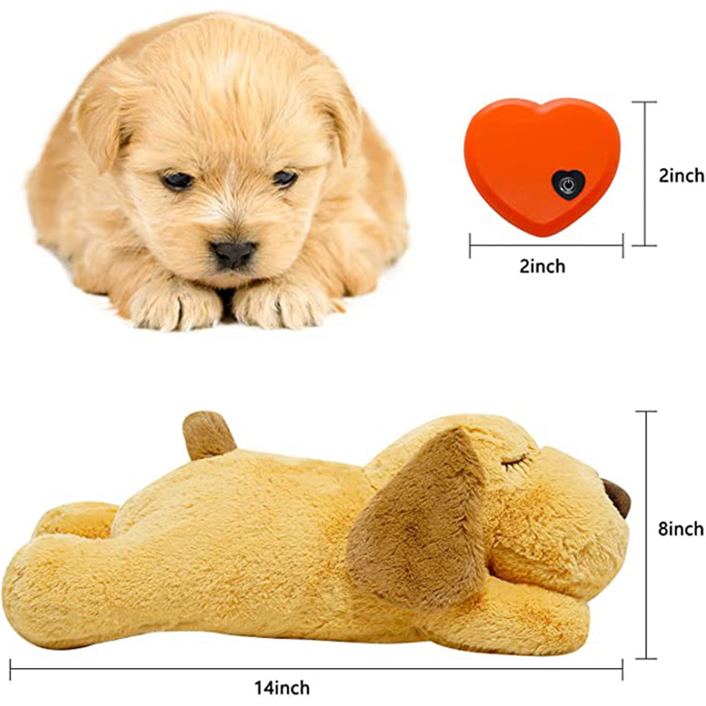 Dog Accompany Sleep Toy Simulation Heartbeat Pet Gift