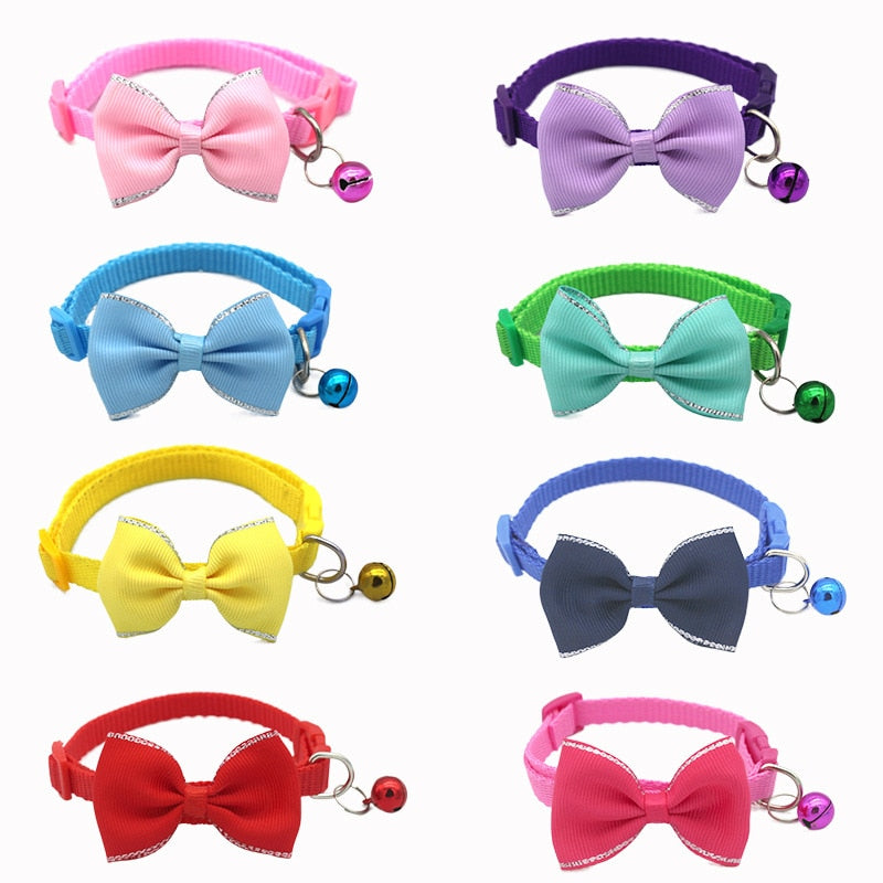 Pet Bow Collar | Pet Bow and Bell Collar | Bubba's Pet Emporium