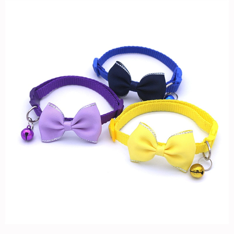 Pet Bow Collar | Pet Bow and Bell Collar | Bubba's Pet Emporium